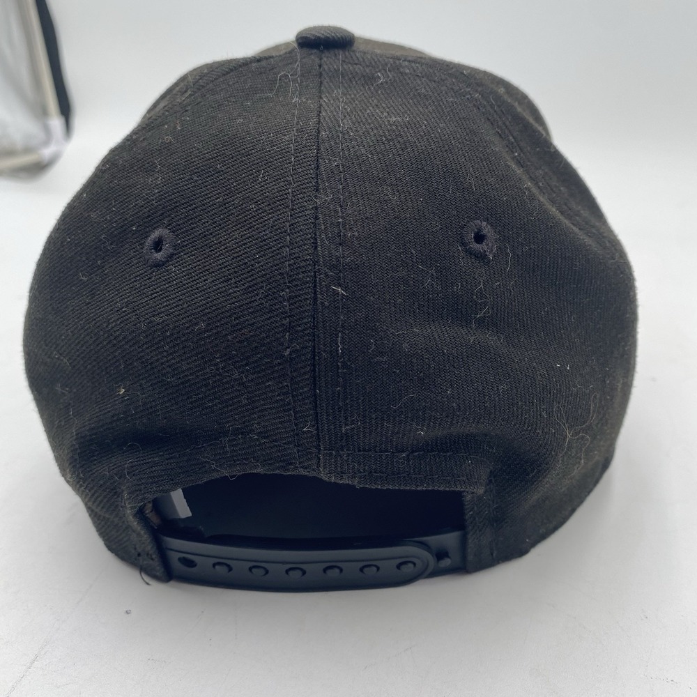 Miami Dolphins Blackout Hat New Era 9Forty Black Snapback Cleaned Teal - Picture 6 of 11